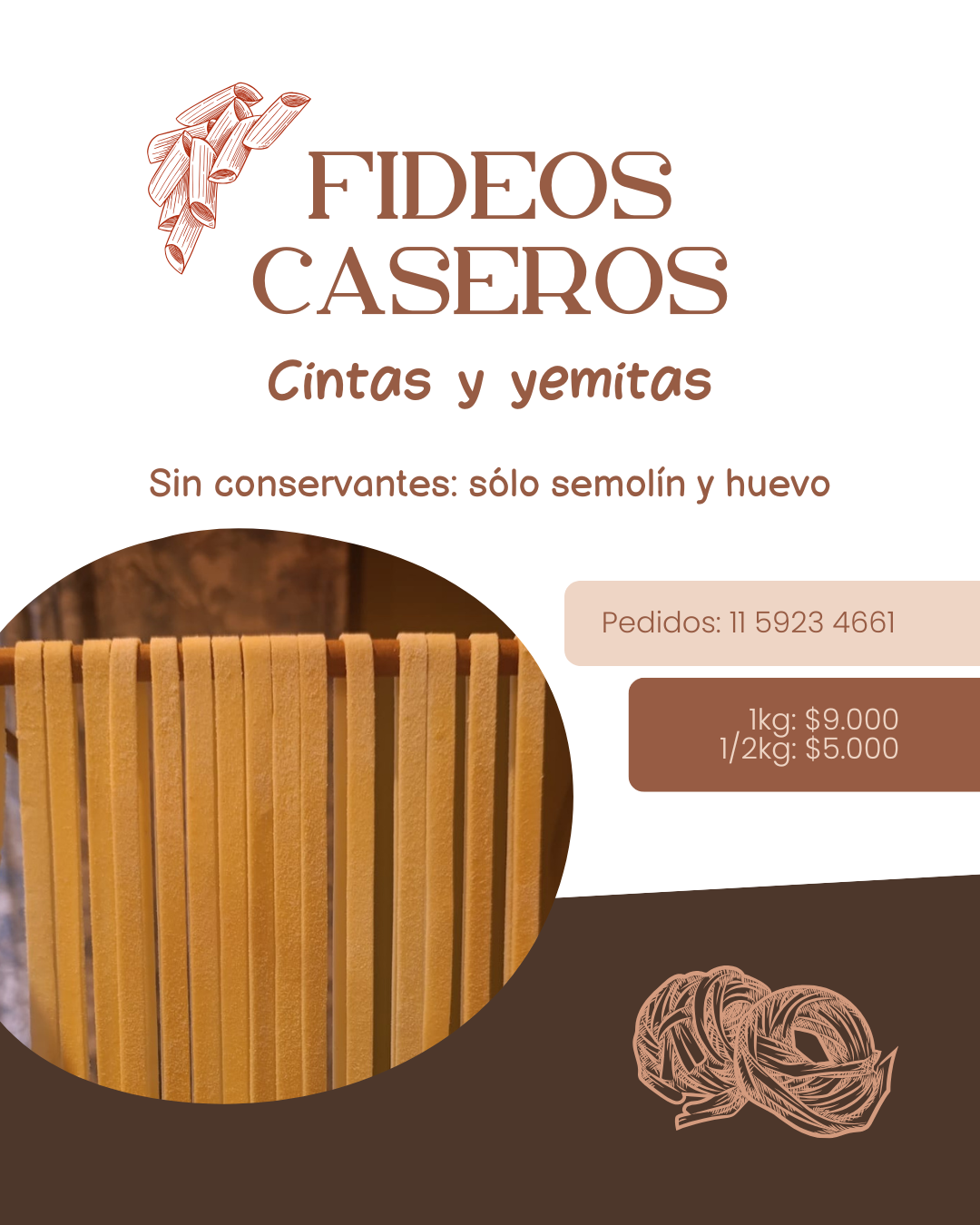 Promoción de Helena - Pastas caseras